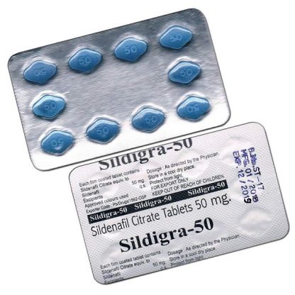 Sildigra 50 mg. Generic for Viagra, Revatio