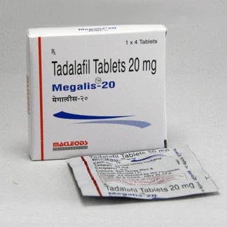 Megalis 20 mg. Generic for Cialis, Adcirca, Tadacip