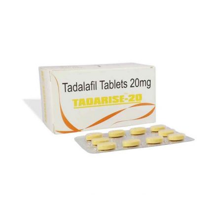Tadarise 20 mg. Generic for Cialis, Adcirca, Tadacip