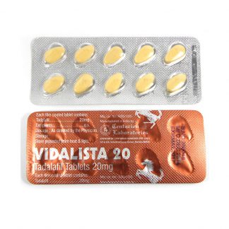 Vidalista 20 mg. Generic for Cialis, Adcirca, Tadacip