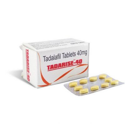 Tadarise 40 mg. Generic for Cialis, Adcirca, Tadacip