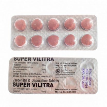 Super Vilitra. Generic for Priligy, Cialis