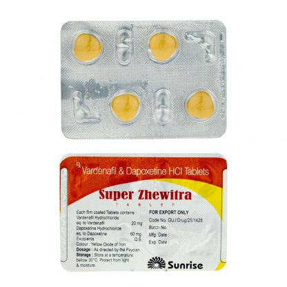 Super Zhewitra. Generic for Priligy, Cialis