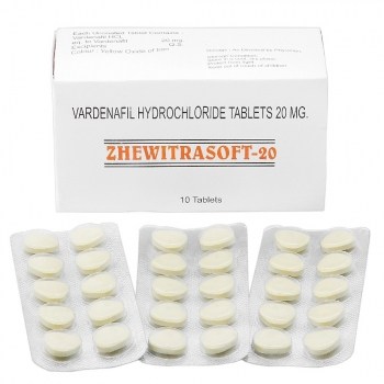 Zhewitra-20 mg. Generic for Levitra, Staxyn, Vivanza